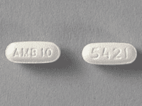 Closeup image of Ambien 10 mg