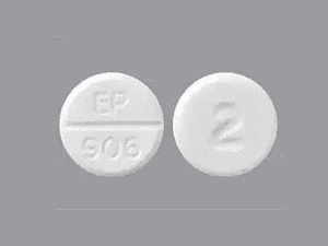 Closeup image of Ativan 2 mg