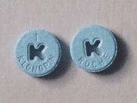 Closeup image of klonopin 1 mg