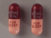 Closeup image of Restoril 15 mg